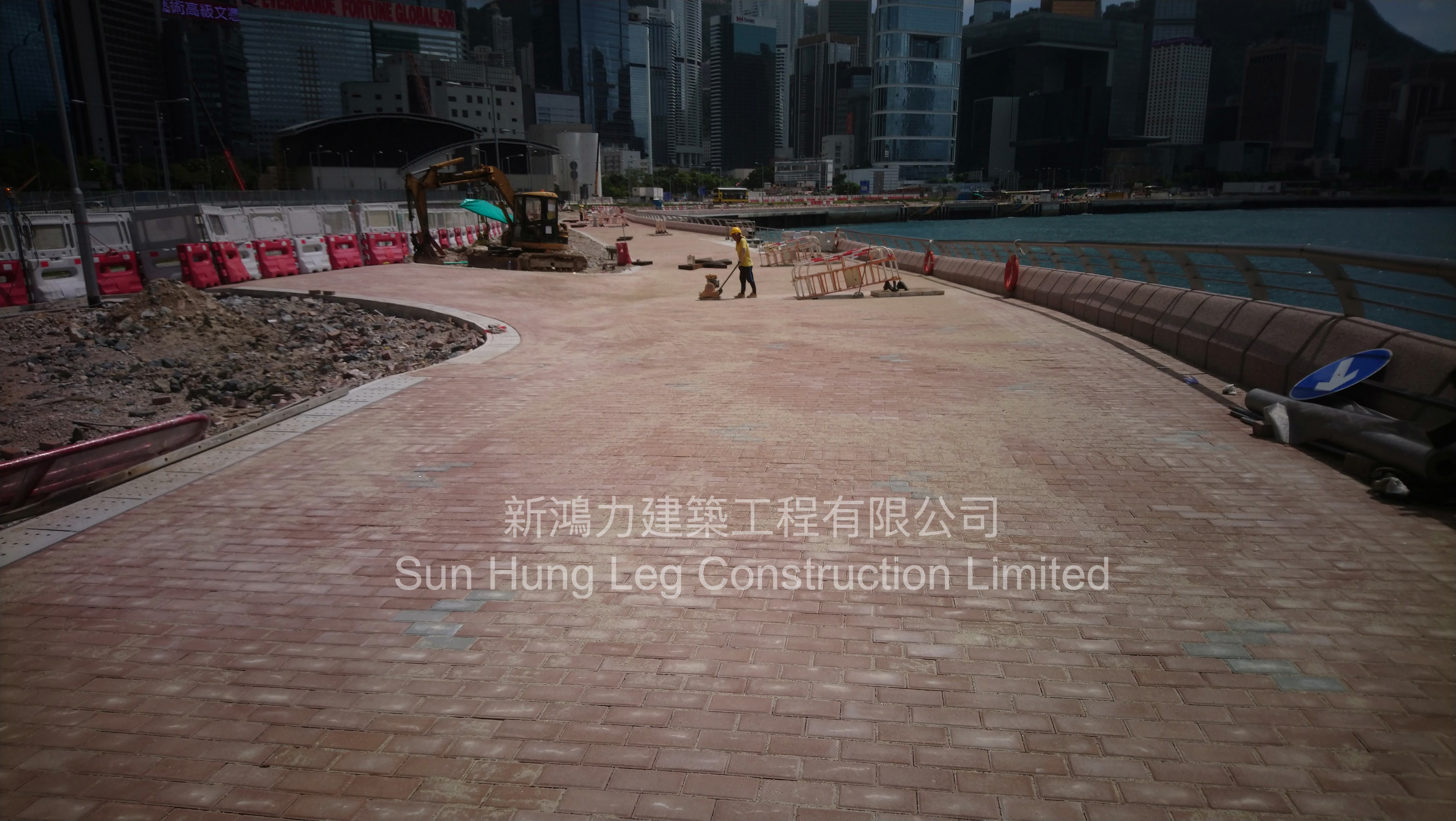 行人路鋪磚工程案例 4 - Pedestrian paving project 4