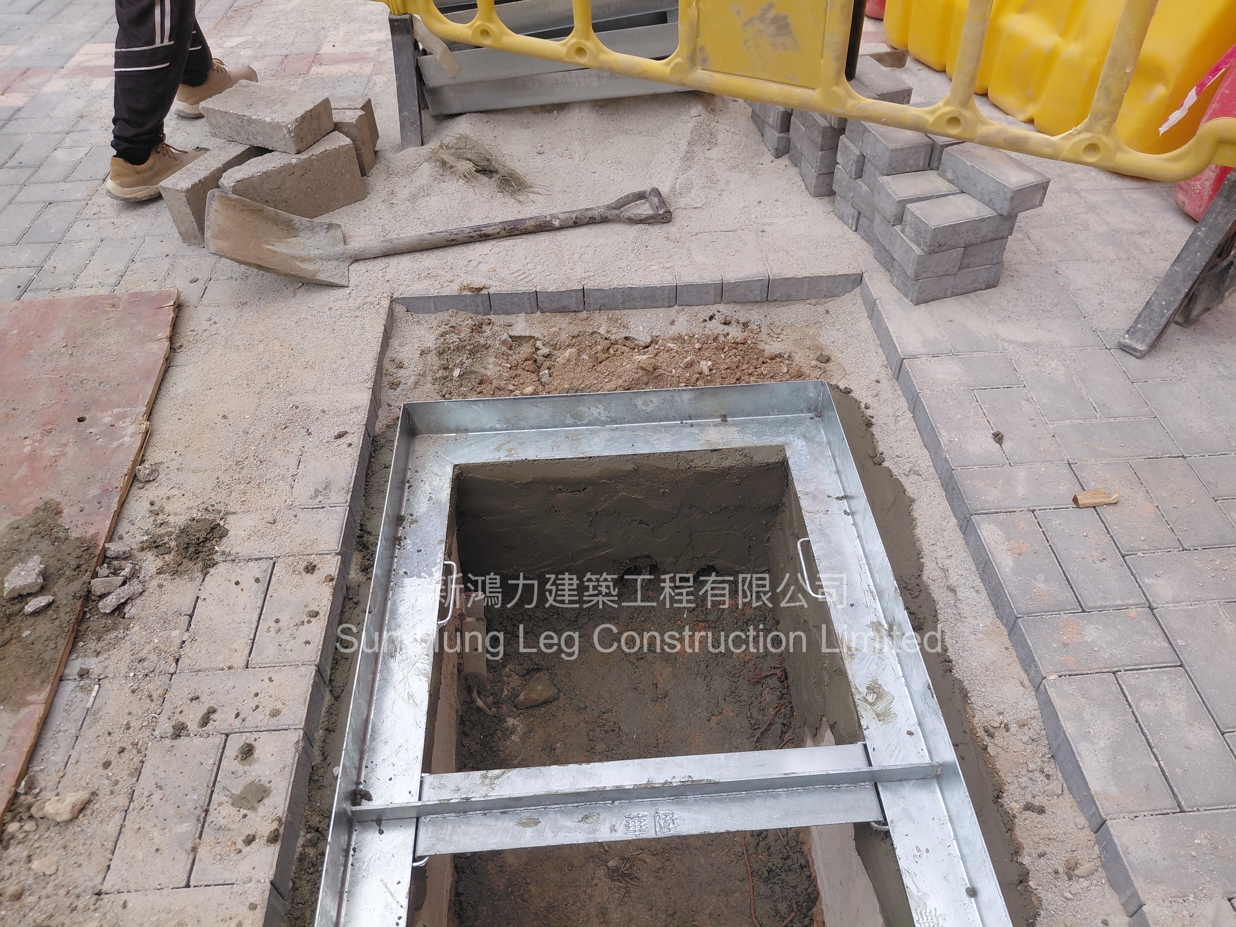 行人路鋪磚工程案例 9 - Pedestrian paving project 9